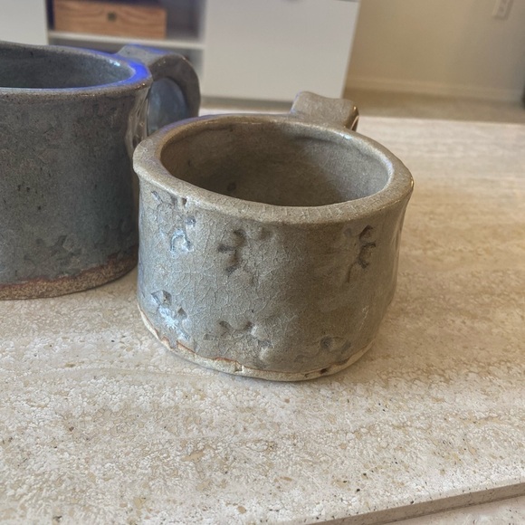 Lucero D.P. Ceramic Pottery Glazed Oversized Coffee Mugs X2 - Picture 2 of 13